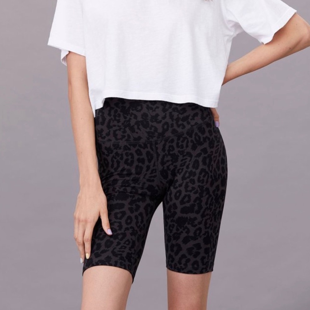 LNA Bike Short Black Leopard